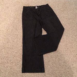 Black wide leg jeans